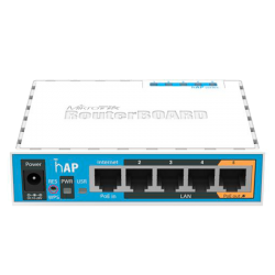 Mikrotik hAP Router WiFi 802.11bgn con 5 Ethernet RB951Ui-2nD