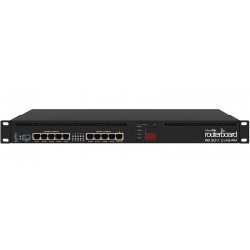 Mikrotik router RB3011UiAS-RM con 10x Gigabit y SFP+