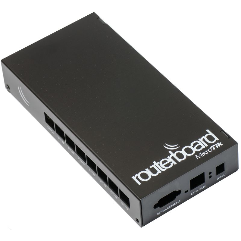 Mikrotik caja negra de aluminio para RB493