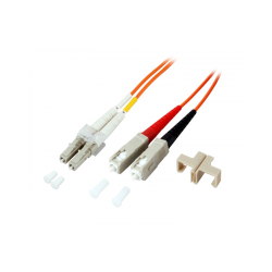 EFB - Latiguillo de fibra LC/ SC, 62,5/ 125µ, OM1, MM, LSZH, Naranja - 1m