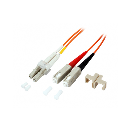 EFB - Latiguillo de fibra LC/ SC, 62,5/ 125µ, OM1, MM, LSZH, Naranja - 1m